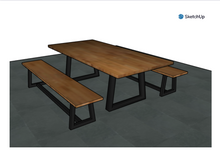 Load image into Gallery viewer, Dining Benches - Kiaat
